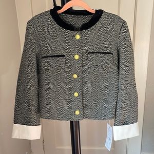 Tweed Blazer Jacket Size Small